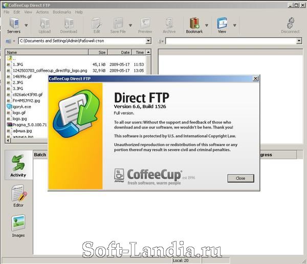 CoffeeCup Direct FTP 6