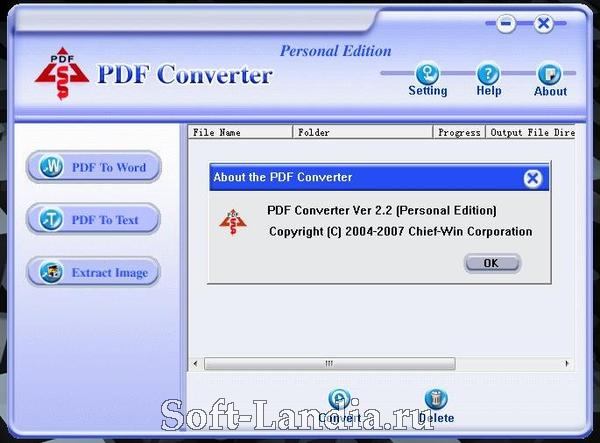 Chief-Win PDF Converter