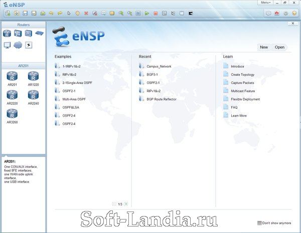 Huawei eNSP (Enterprise Network Simulation Platform)