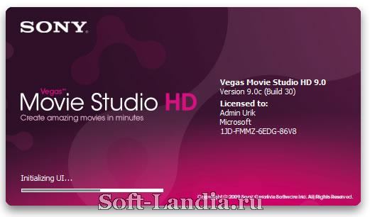 Sony Vegas Movie Studio HD v9.0c