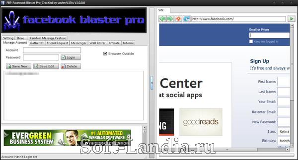 FaceBook Blaster