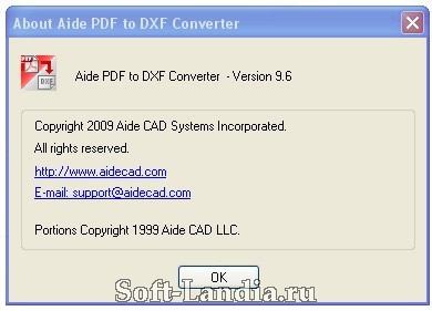 Aide PDF to DXF Converter