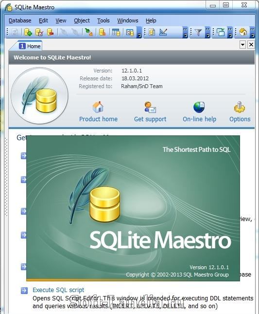 SQLite Maestro