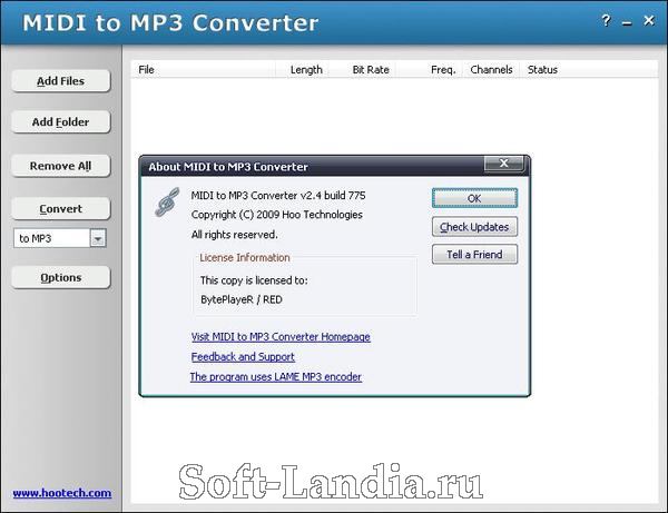 direct midi to mp3 converter 7 serial