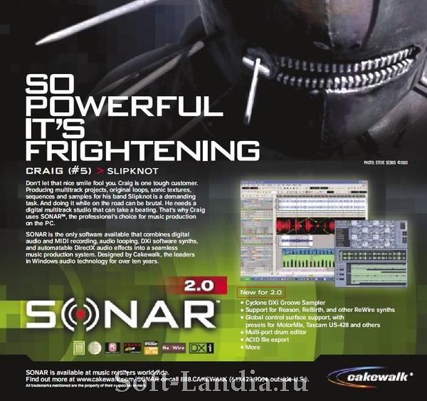 Sonar 2 XL +update to 2.2