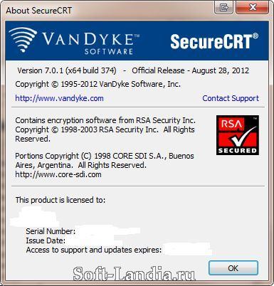 VanDyke: SecureCRT / SecureFX