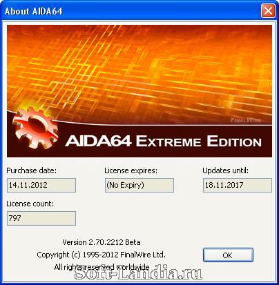 AIDA64 Extreme Edition v2.70.2212 Beta