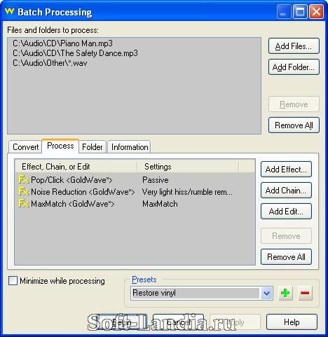 GoldWave 5.67 RU Repack + Lame 3.99.5 MP3 Codec