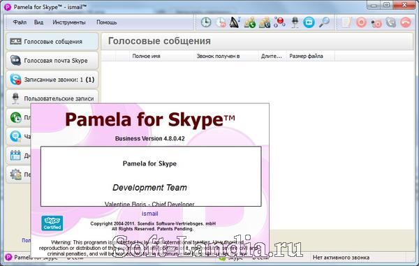 Pamela for Skype Professional Edition