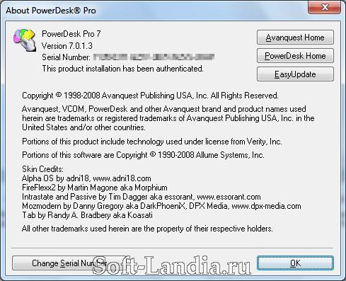 PowerDesk Pro 7.0.1.3