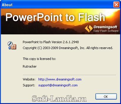 Dreamingsoft Powerpoint to Flash 2