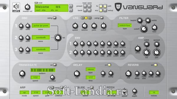 Vanguard VSTi + все самые лучшие банки звуков