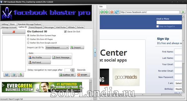FaceBook Blaster