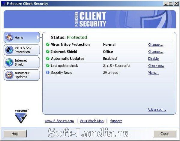 F-Secure Anti-Virus Client Security 8
