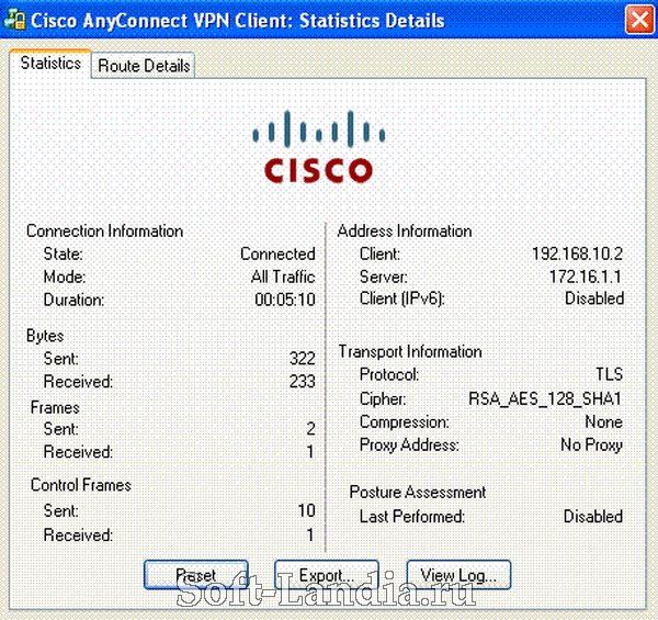 Cisco AnyConnect Secure Mobility Client 2.5