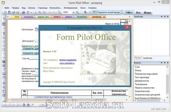 Form Pilot Office 2 + Portable