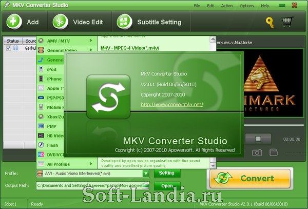 MKV Converter Studio