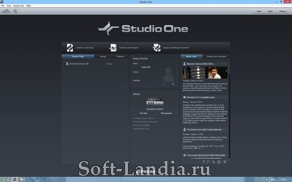Studio One Professional 2.5