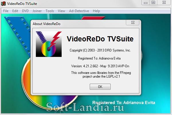 VideoReDo TVSuite H 264