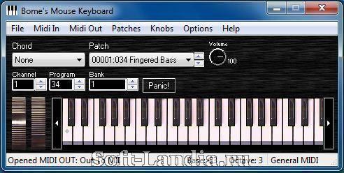 Bome's Mouse Keyboard 2.0.0 (ENG) + MidiYoke 1.75