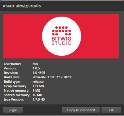 Bitwig - Studio 1.0.5