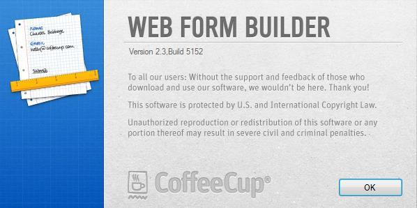 CoffeeCup Web Form Builder 2