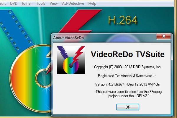 VideoReDo TVSuite H.264