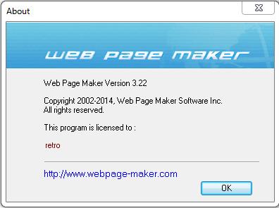 Web Page Maker 3 создание HTML страниц