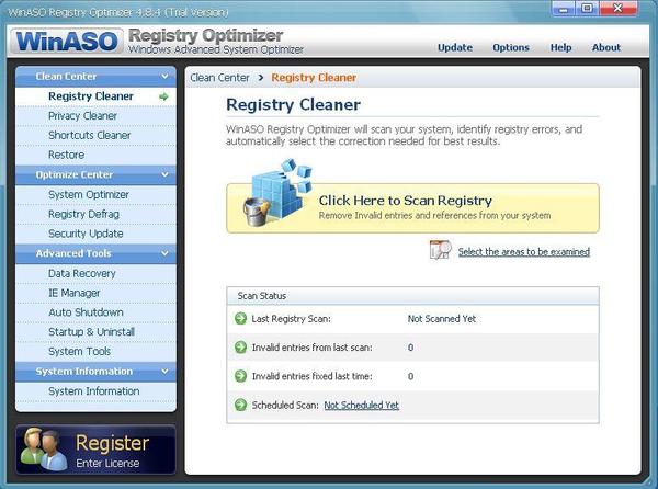 WinASO Registry Optimizer 4